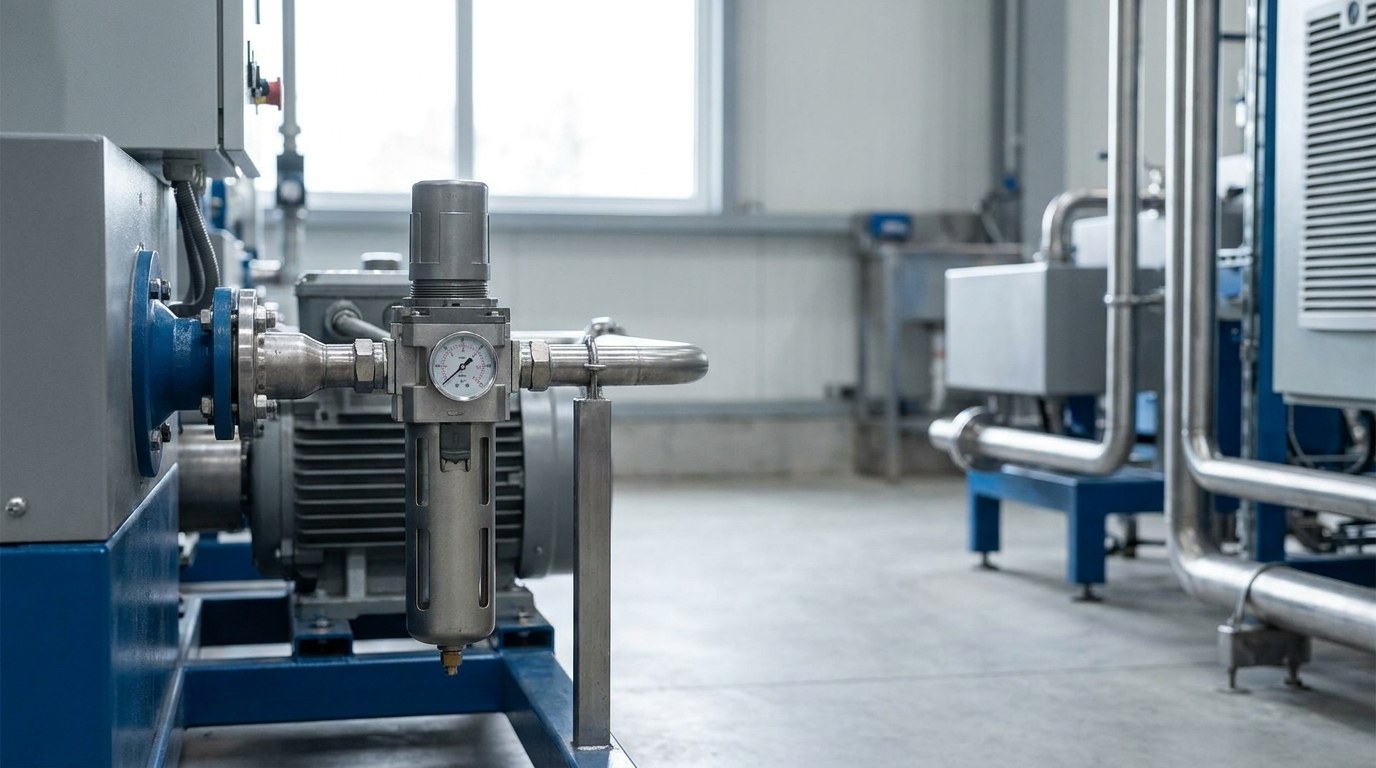 Machine inlet / service unit