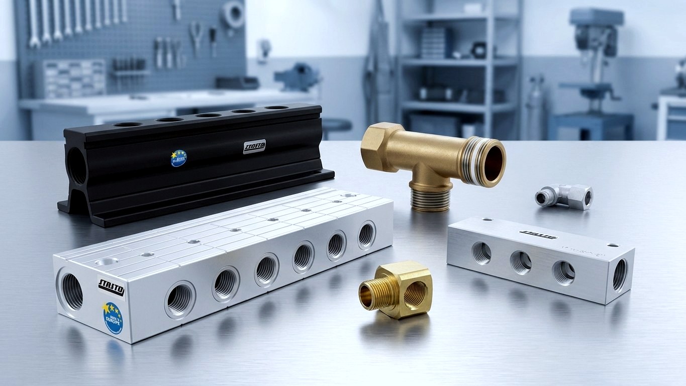 Manifold Blocks & Pneumatic Manifolds for Compressed Air Distribution