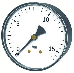 Rohrfedermanometer MA001-50R-V