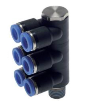 Mehrfachverteiler PI90C-06-14-D-T-360
