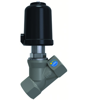 Pneumatically operated seat valve SE18-D40-ST51
