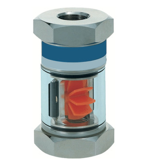indikator protoka Messing vernickelt-G3/8"-0,8...8