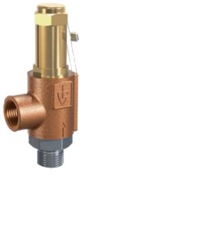 sigurnosni ventil, pun korak 1/4"-1/2"-6-24-PTFE (politetrafluoretilen)