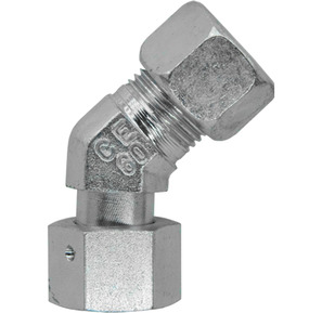 Einstellbare Winkelverschraubung 45° C-EV42L71