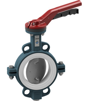 Butterfly valve with hand lever BUW4-080-DSTS-L