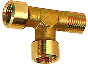 T-adapter Female/female/male 1"