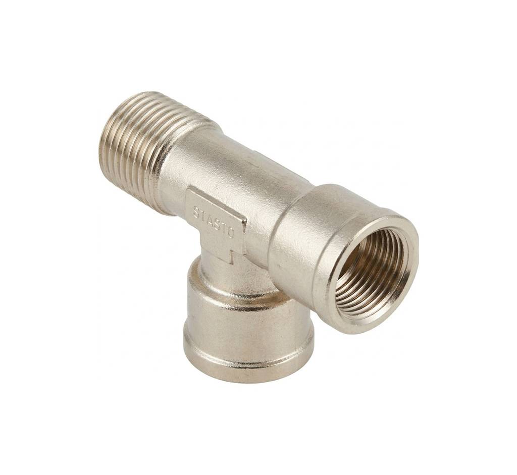 T-spojka Unutarnji navoj/Unutarnji navoj/Vanjski navoj 1/8"