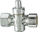Manometer push button valve