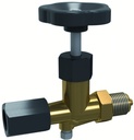 Manometer stop-valve