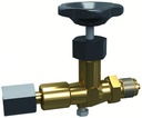 Manometer stop-valve