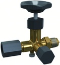 Manometer stop-valve