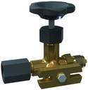 Manometer stop-valve