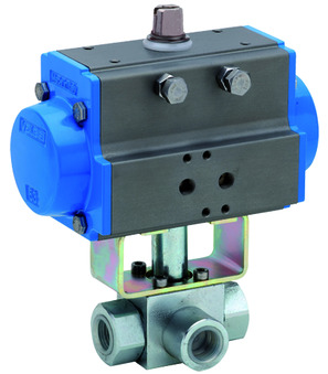 Ball valve with pneumatic actuator Series BAI1