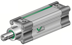 Profile magnetic cylinder with hollow piston-rod Series PC18
