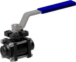 Ball valve made of steel Series BA078-L-A