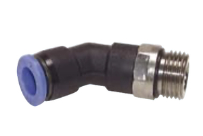 Swivel male elbow 45° Series PI85-360