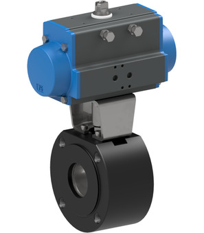 Flanged ball valve with pneumatic actuator Series BA043-D0