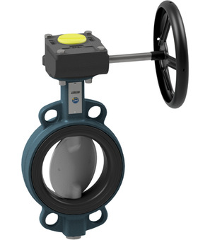 Absperrklappe mit Handgetriebe Serie BUW6-CSN-G-3E
