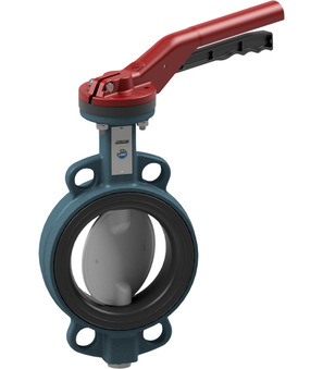 Absperrklappe mit Handhebel Serie BUW1-DSE-L